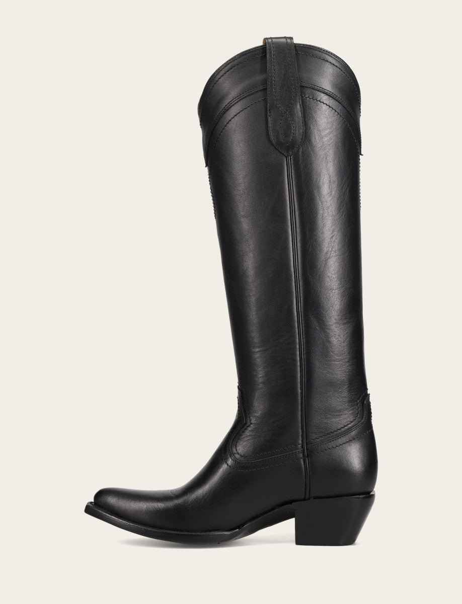 Women's Black Sacha At The Knee Boot Black - Frye