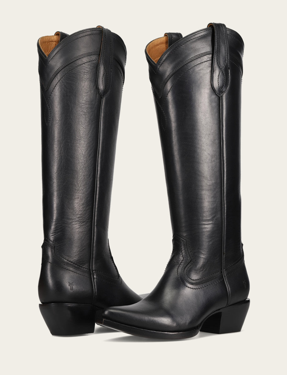 Women's Black Sacha At The Knee Boot Black - Frye