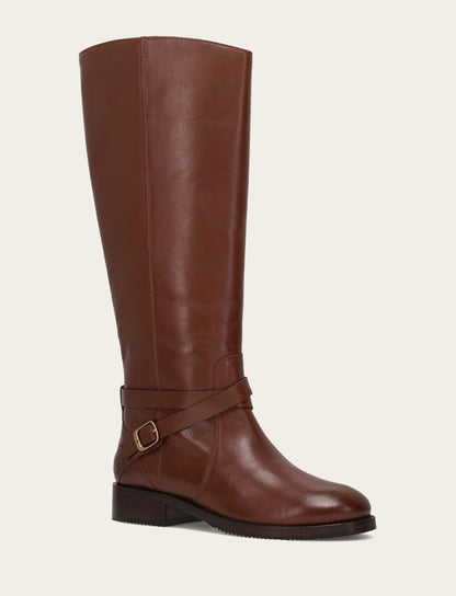 Women's Walnut Melissa Belted Riding Boot Walnut - Frye