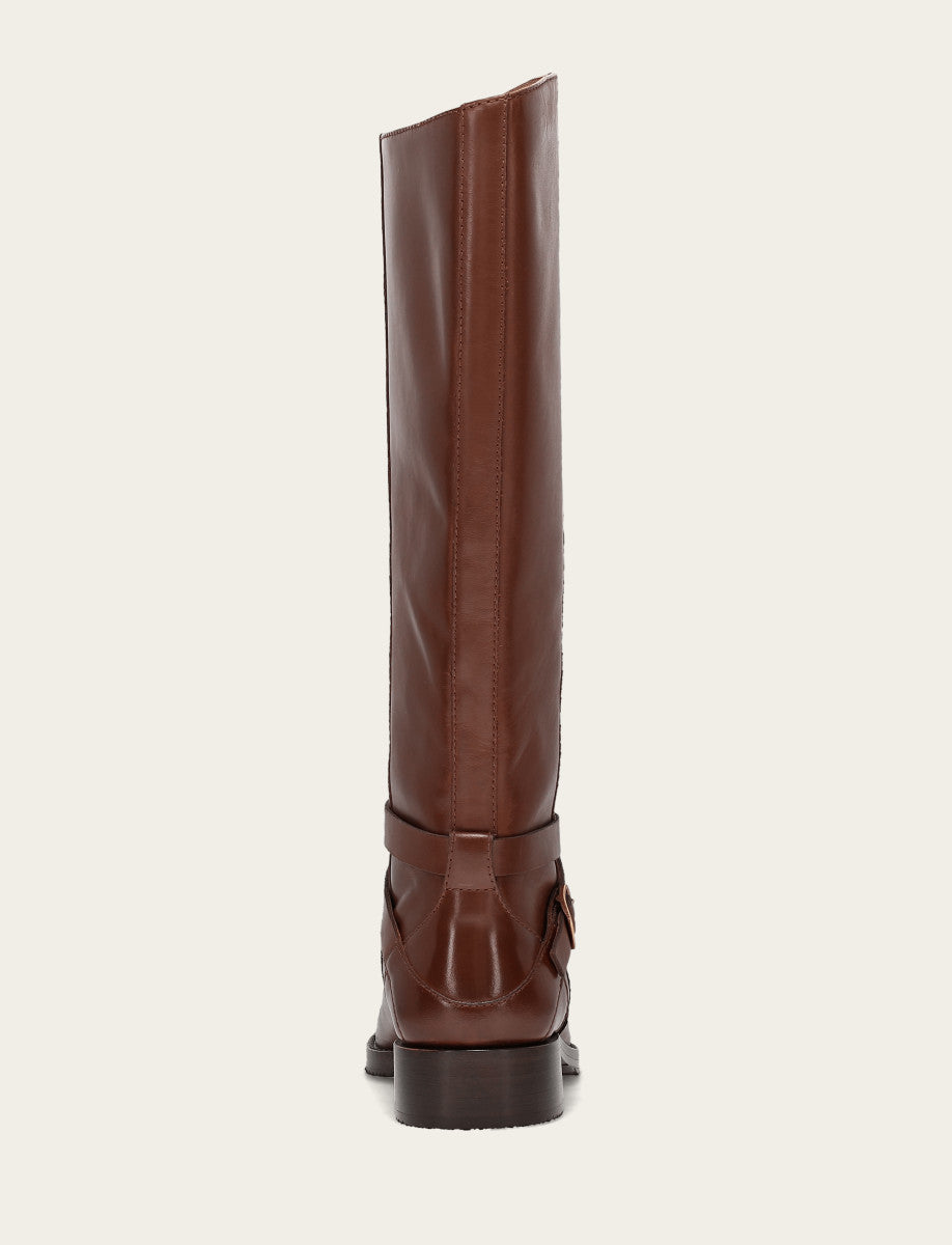 Women's Walnut Melissa Belted Riding Wide Calf Boot Walnut - Frye