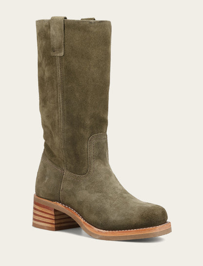 Women's Olive Campus 12R Boots Olive - Frye