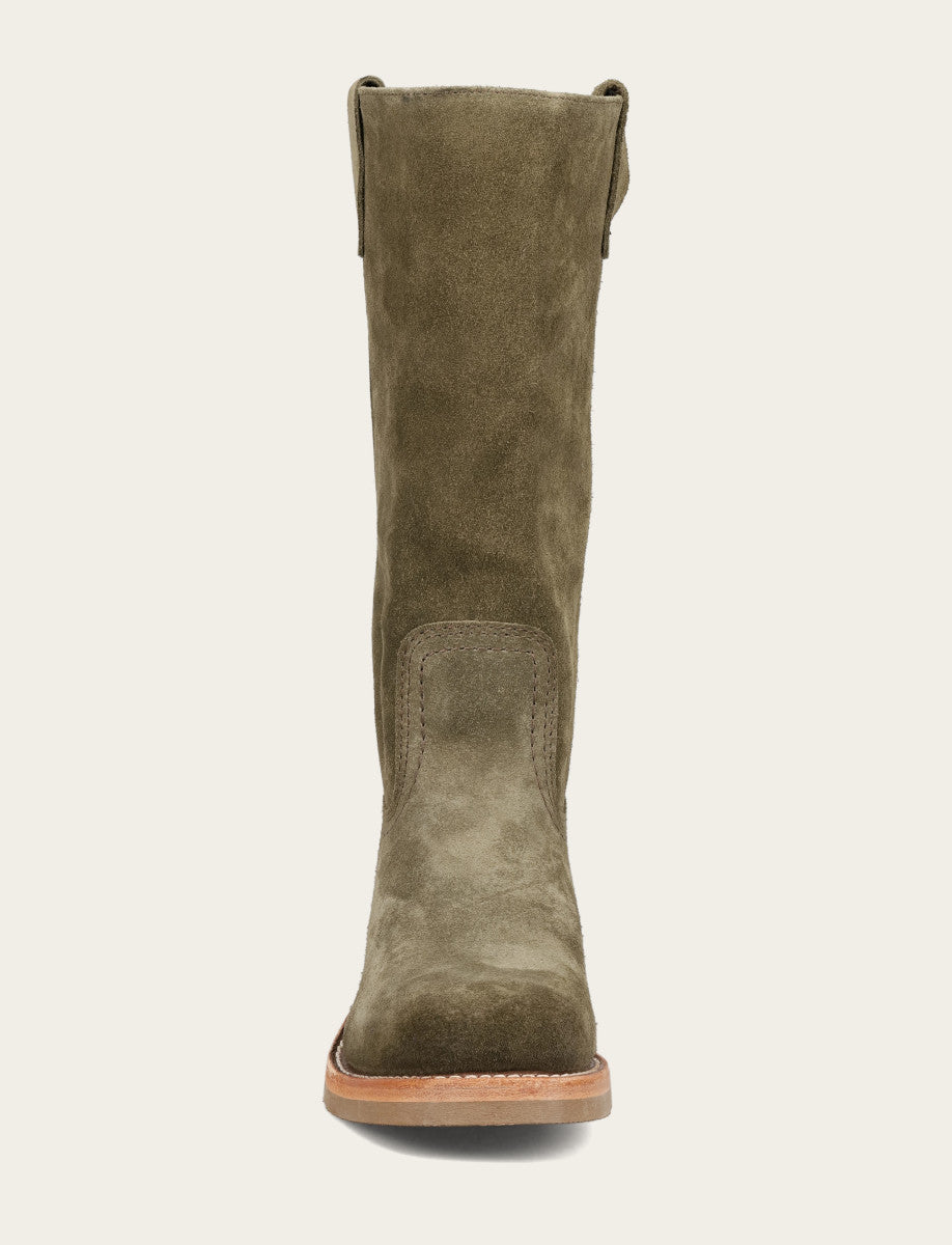 Women's Olive Campus 12R Boots Olive - Frye