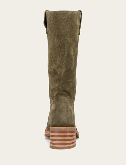 Women's Olive Campus 12R Boots Olive - Frye
