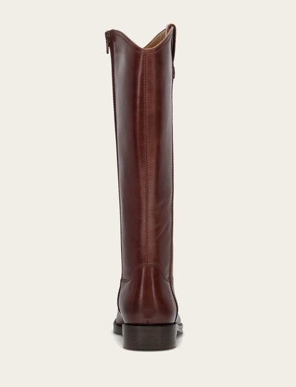 Women's Saddle Melissa Button Tall Inside Zip Wide Calf Boot Saddle - Frye