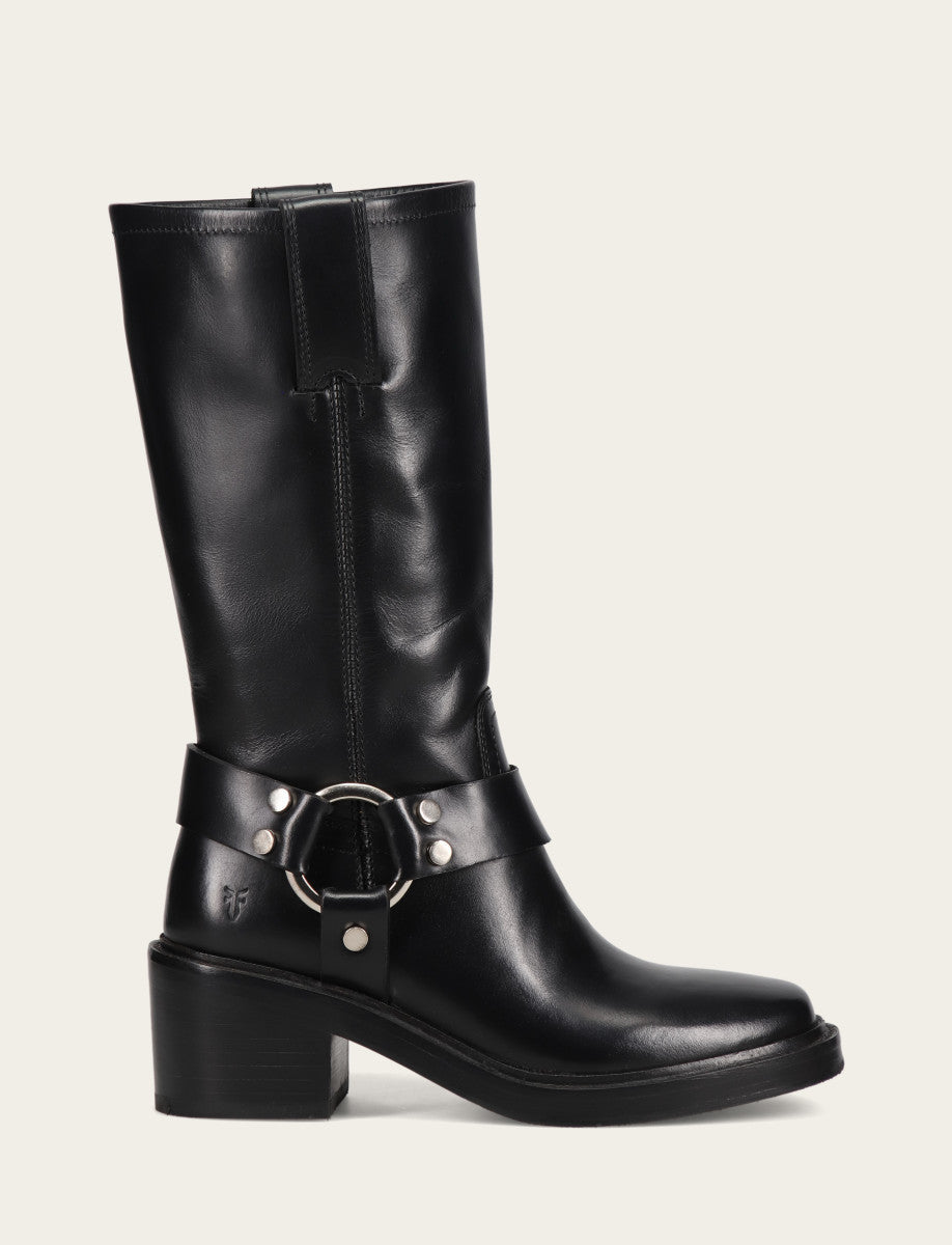Women's Black Kate Harness Boots Black - Frye