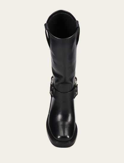 Women's Black Kate Harness Boots Black - Frye