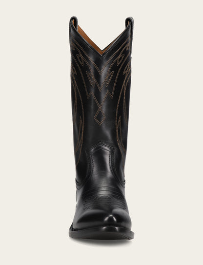 Women's Black Billy Pull On Deco Stitch Boots Black - Frye