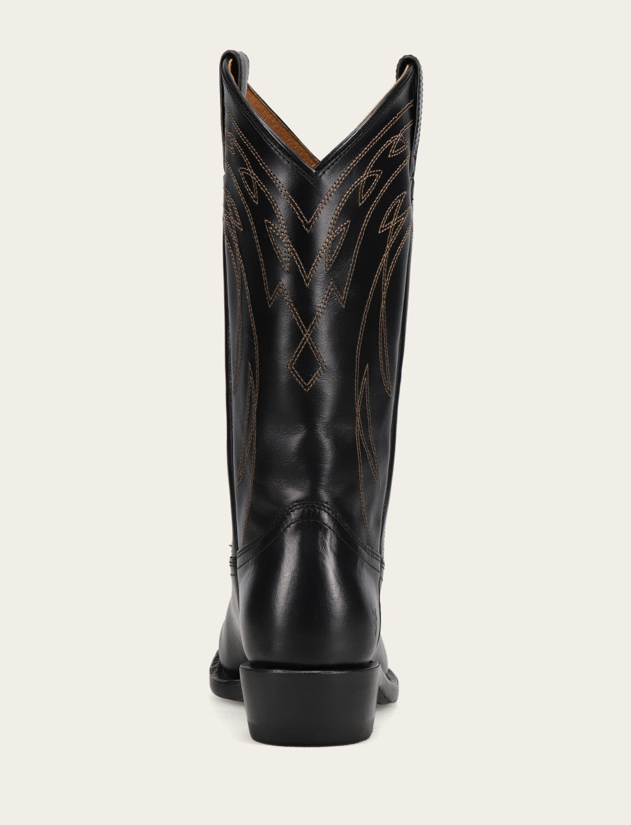 Women's Black Billy Pull On Deco Stitch Boots Black - Frye