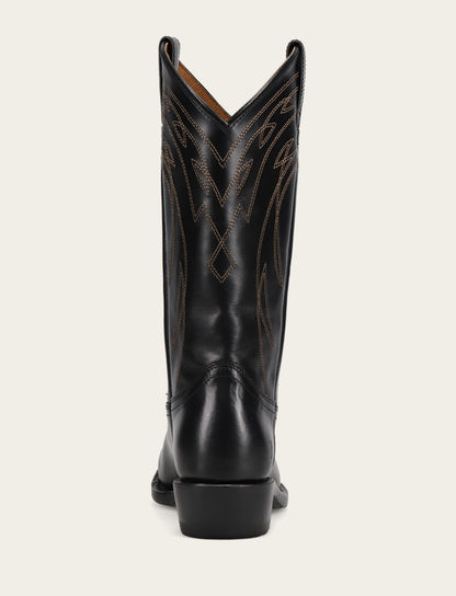 Women's Black Billy Pull On Deco Stitch Boots Black - Frye
