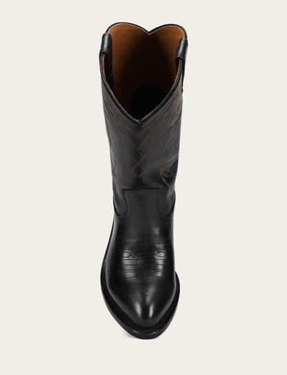 Women's Black Billy Pull On Deco Stitch Boots Black - Frye