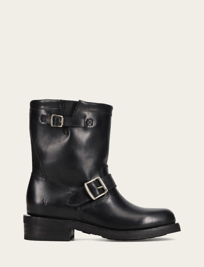 Women's Black Viv Short Engineer Boot Black - Frye