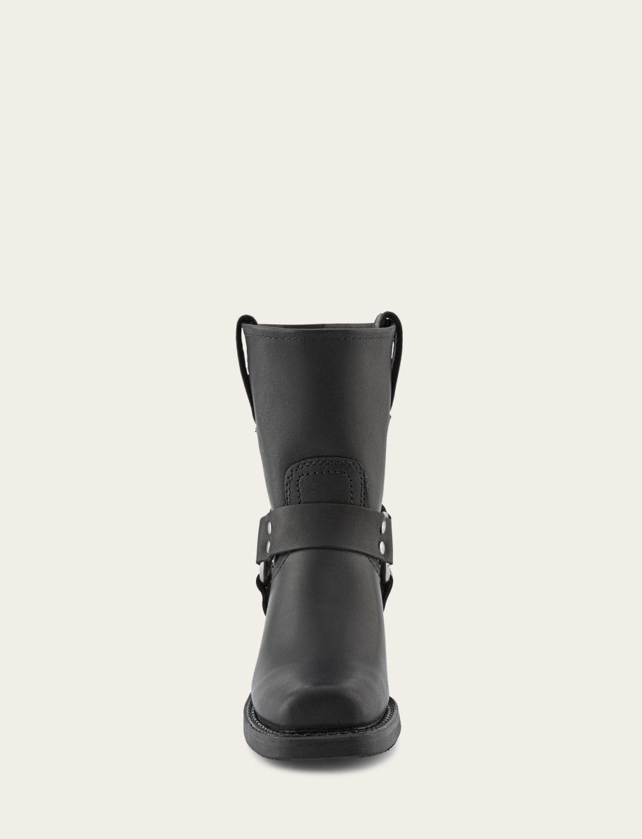 Women's Black Harness 8R Boots Black - Frye
