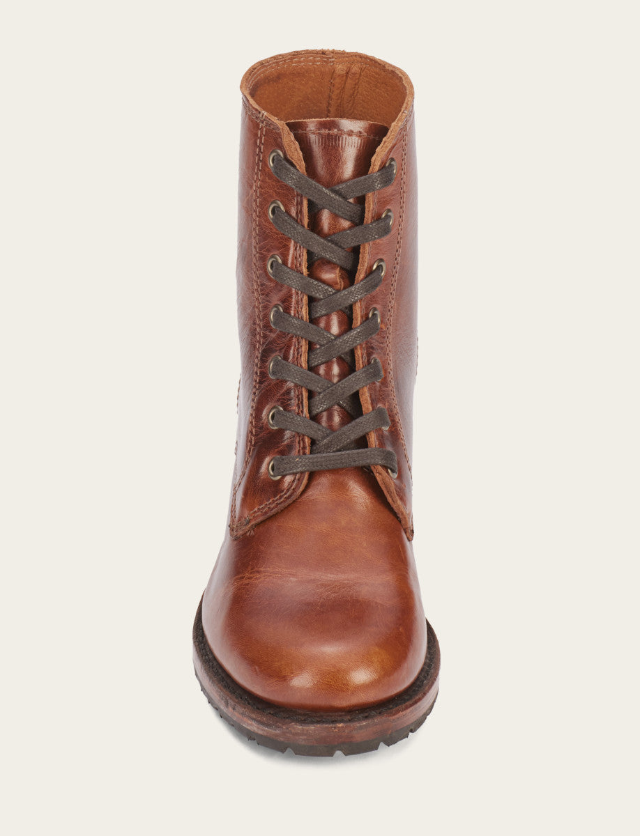 Women's Cognac Sabrina 6G Lace Up Boots Cognac - Frye