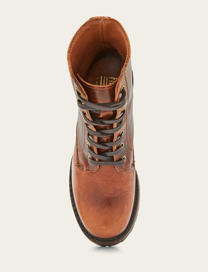 Women's Cognac Sabrina 6G Lace Up Boots Cognac - Frye