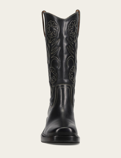 Women's Black Kate Deco Stitch Boot Black - Frye