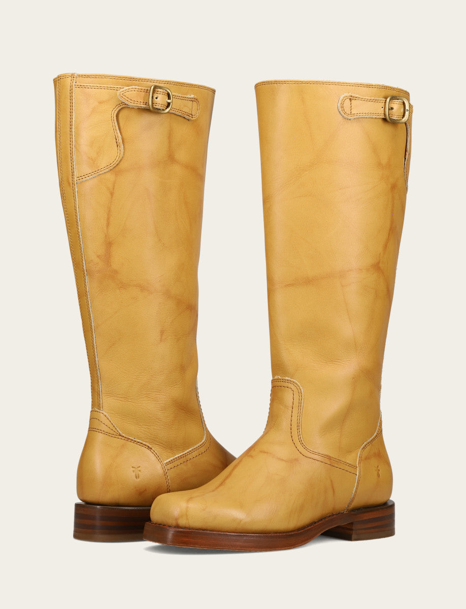 Women's Banana Campus Low Heel Tall Riding Wide Calf Boot Banana - Frye