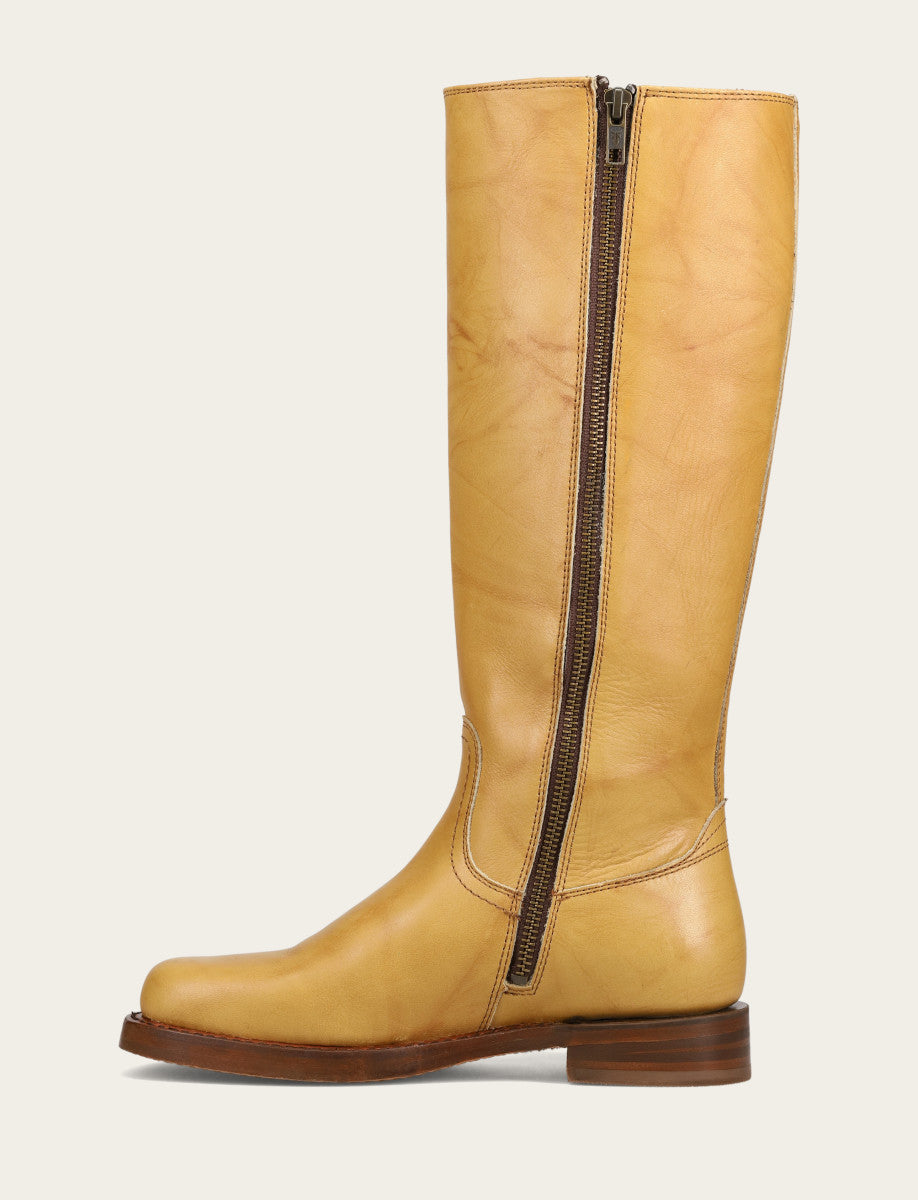 Women's Banana Campus Low Heel Tall Riding Boot Banana - Frye