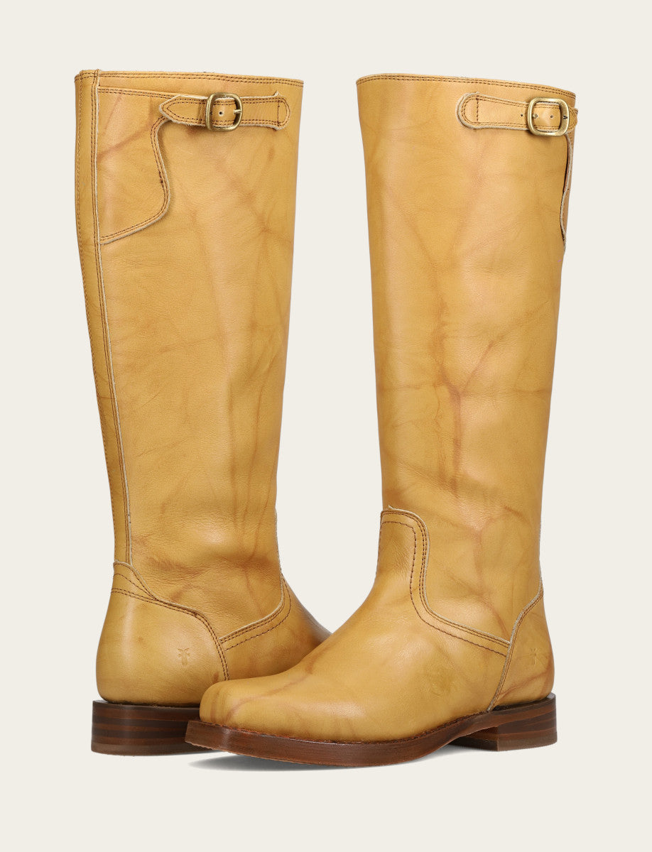 Women's Banana Campus Low Heel Tall Riding Boot Banana - Frye