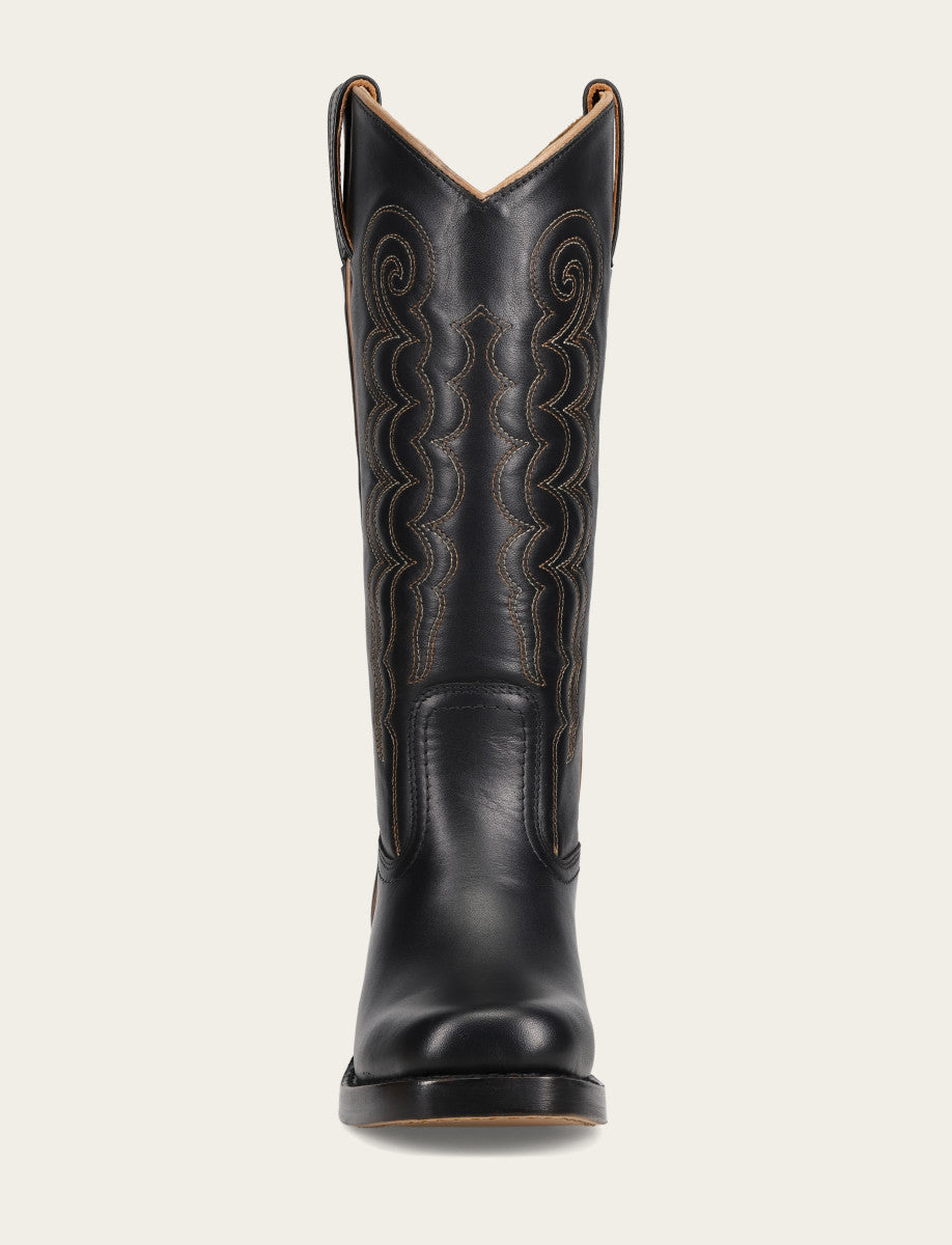 Women's Black Campus Deco Stitch Boot Black - Frye
