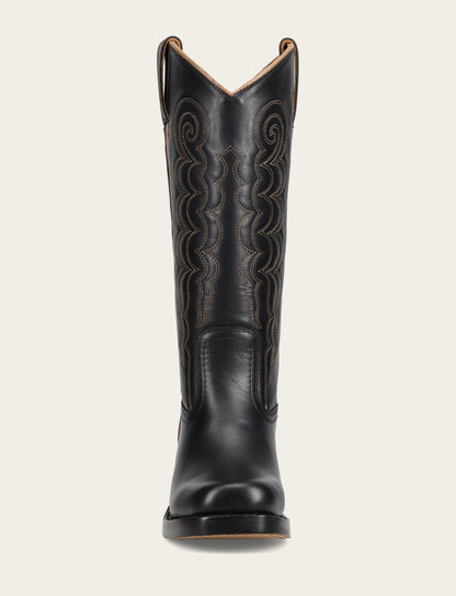Women's Black Campus Deco Stitch Boot Black - Frye