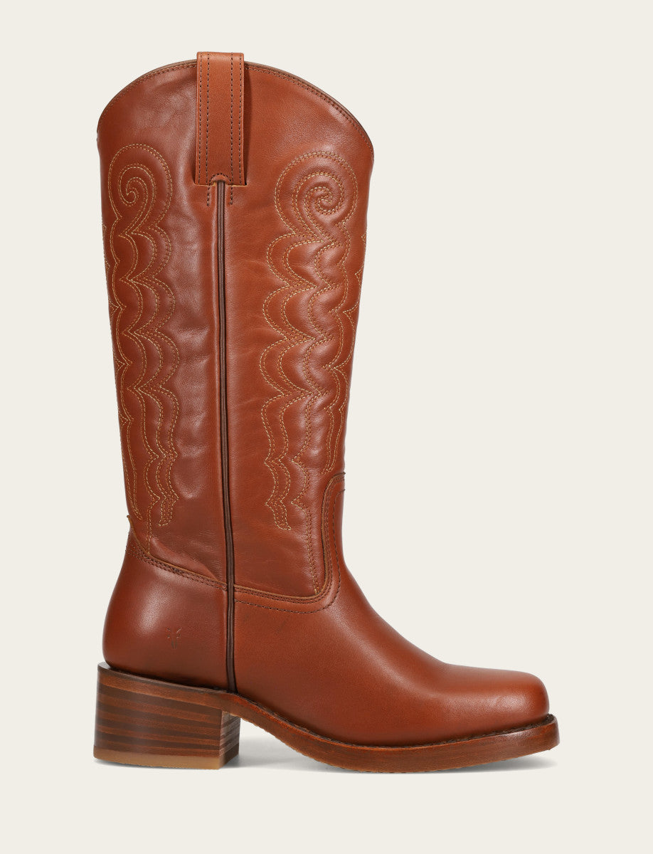 Women's Walnut Campus Deco Stitch Boot Walnut - Frye