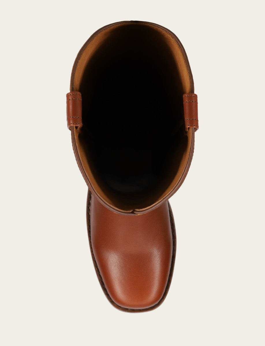 Women's Walnut Campus Deco Stitch Boot Walnut - Frye