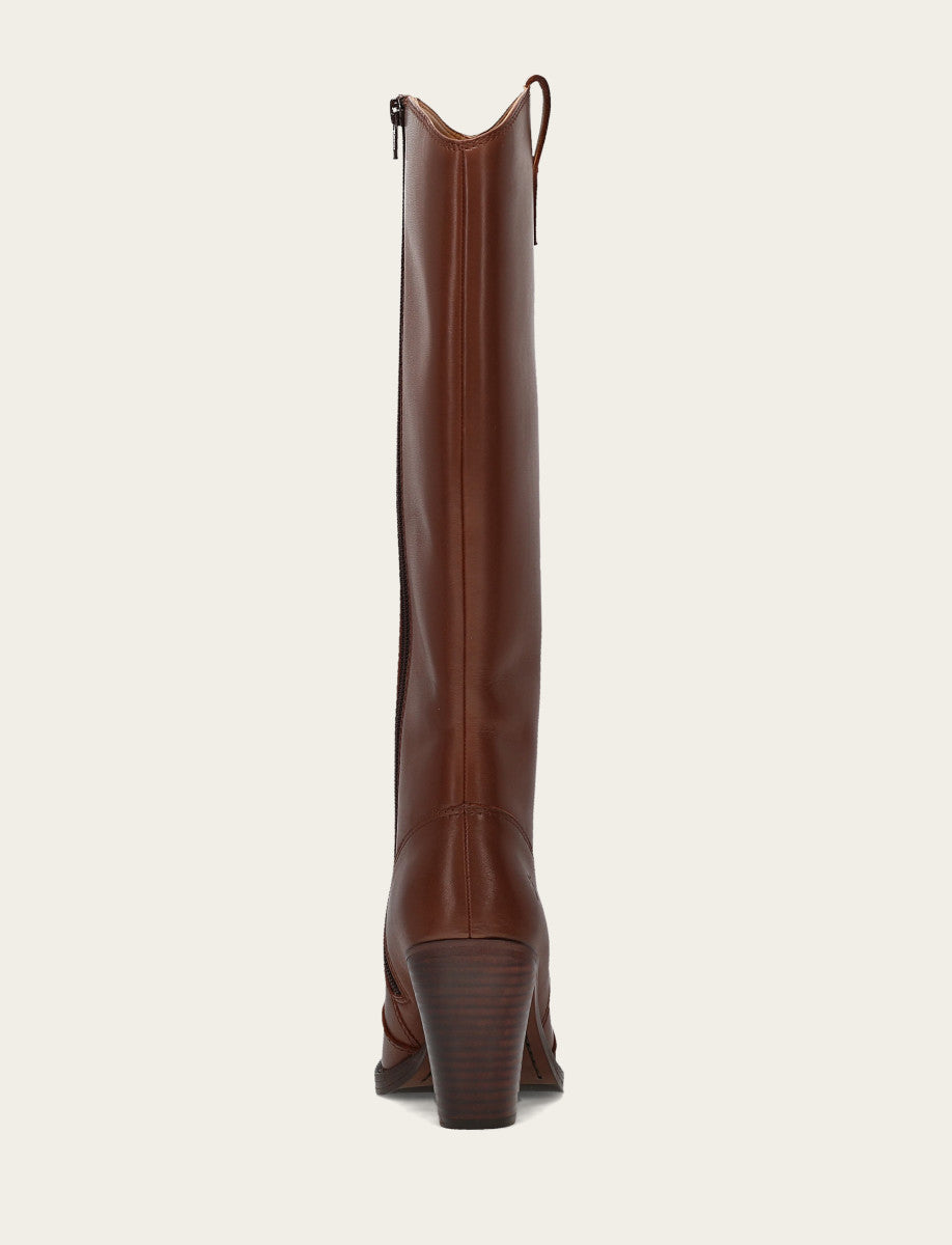 Women's Walnut Corinne Tall Boot Walnut - Frye