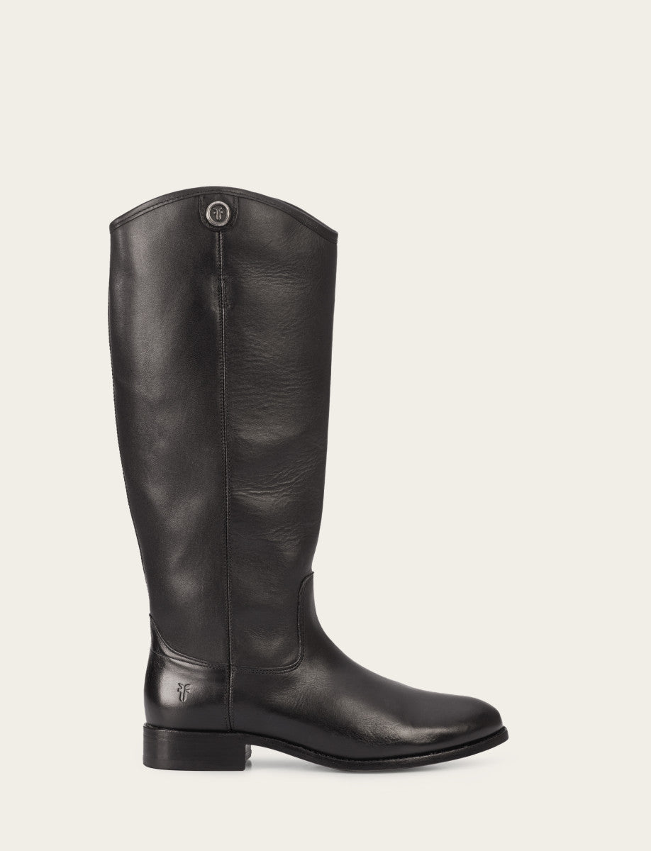 Women's Black Melissa Button 2 Boots Black - Frye