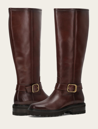 Women's Bourbon Olivia Buckle Tall Boot Bourbon - Frye