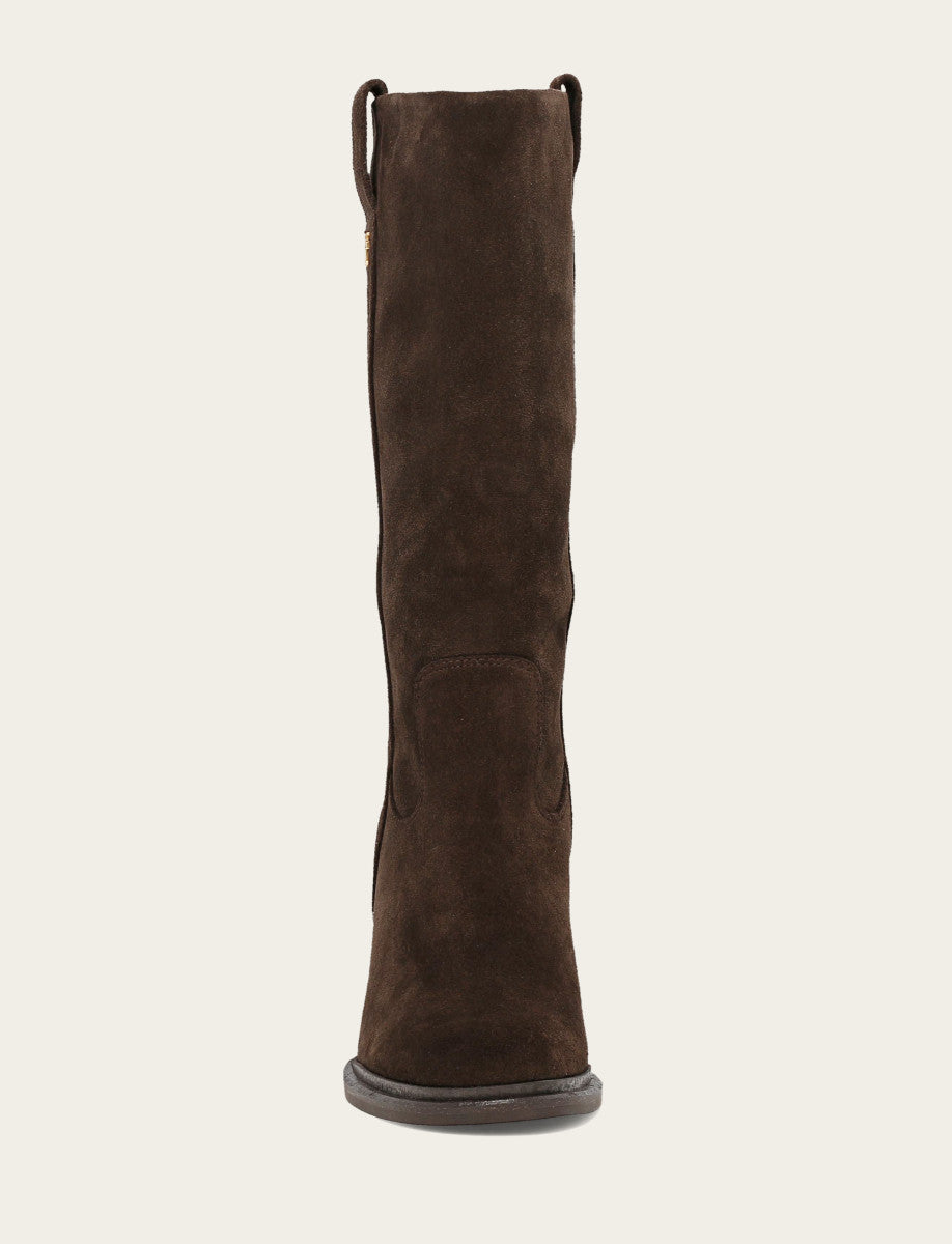 Women's Dark Brown Alex Slouchy Mid Boot Dark Brown - Frye