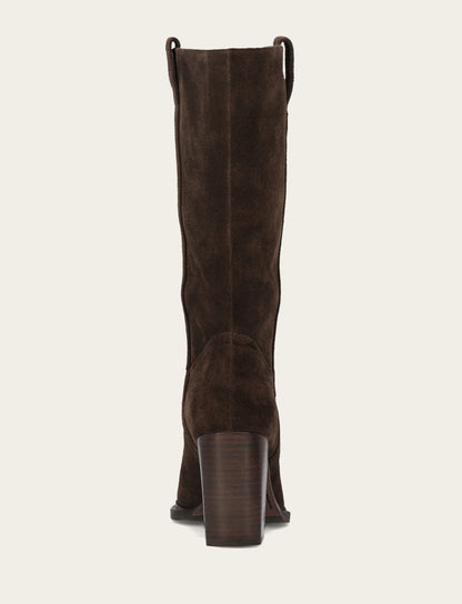 Women's Dark Brown Alex Slouchy Mid Boot Dark Brown - Frye