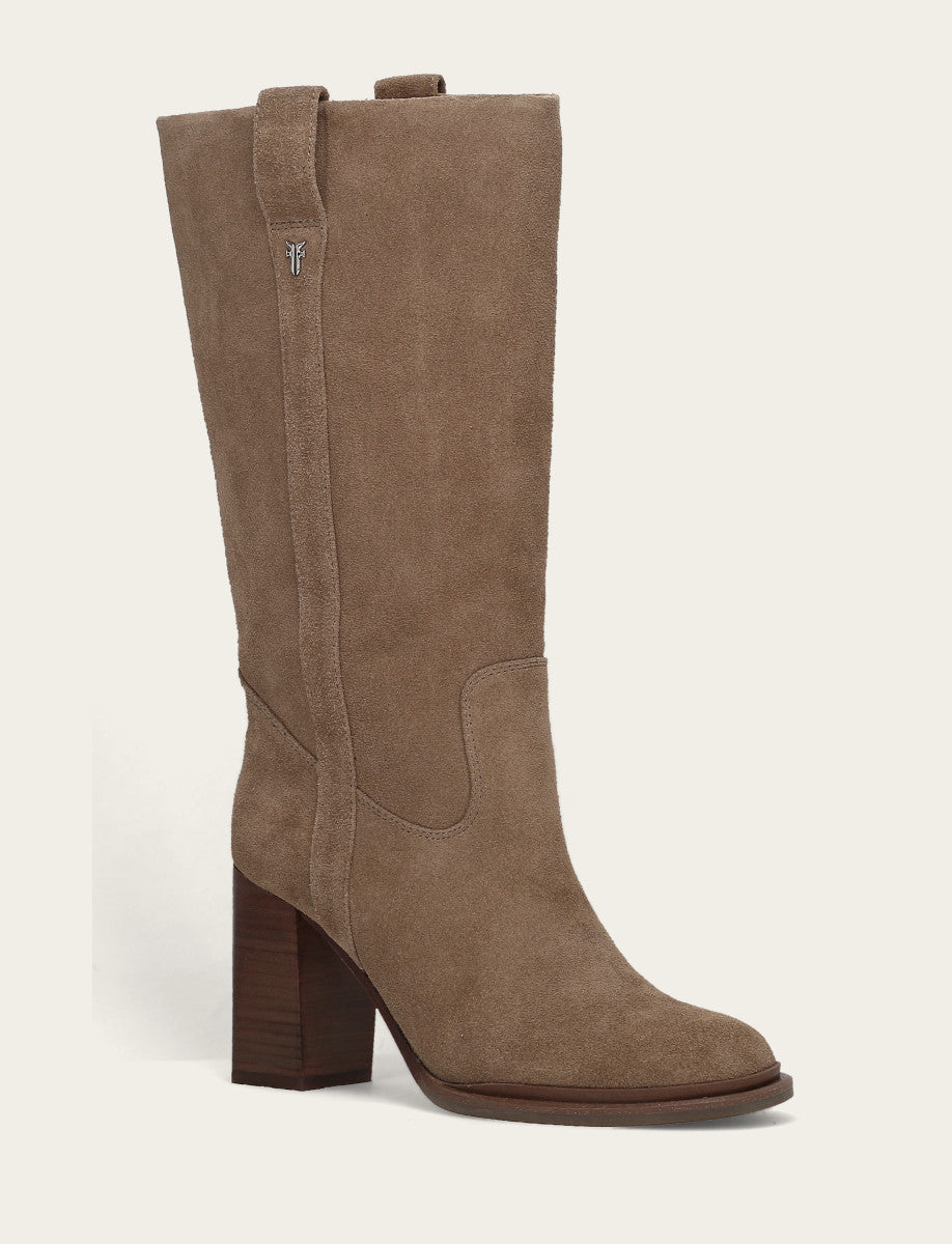 Women's Dark Taupe Alex Slouchy Mid Boot Dark Taupe - Frye