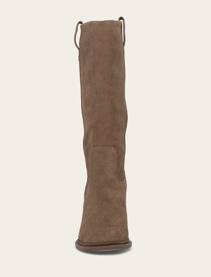 Women's Dark Taupe Alex Slouchy Mid Boot Dark Taupe - Frye