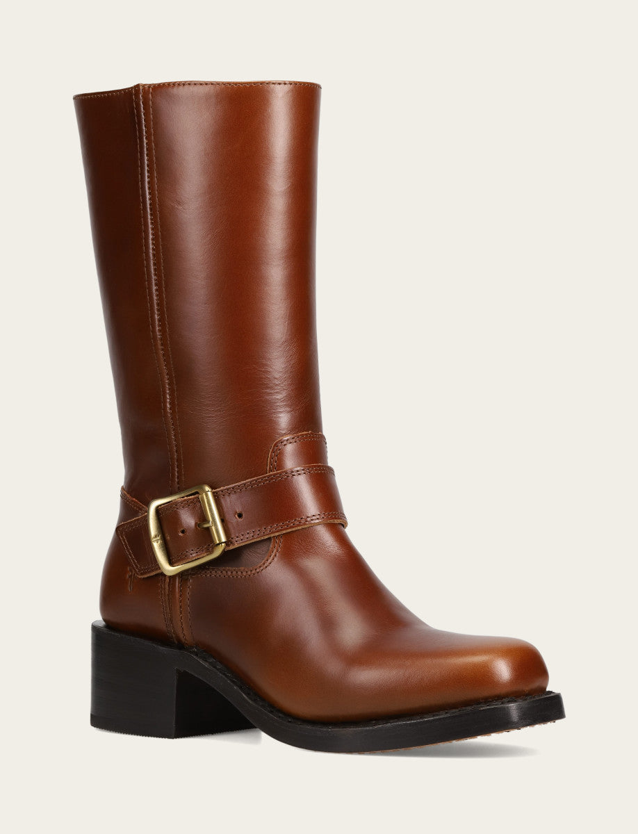 Women's Saddle Campus Buckle Boot Saddle - Frye