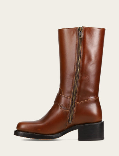 Women's Saddle Campus Buckle Boot Saddle - Frye