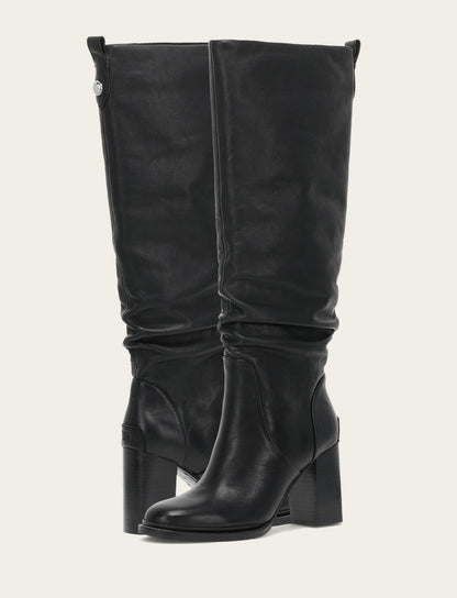Black Alex Softy Tall Wide Calf Boot Black - Frye