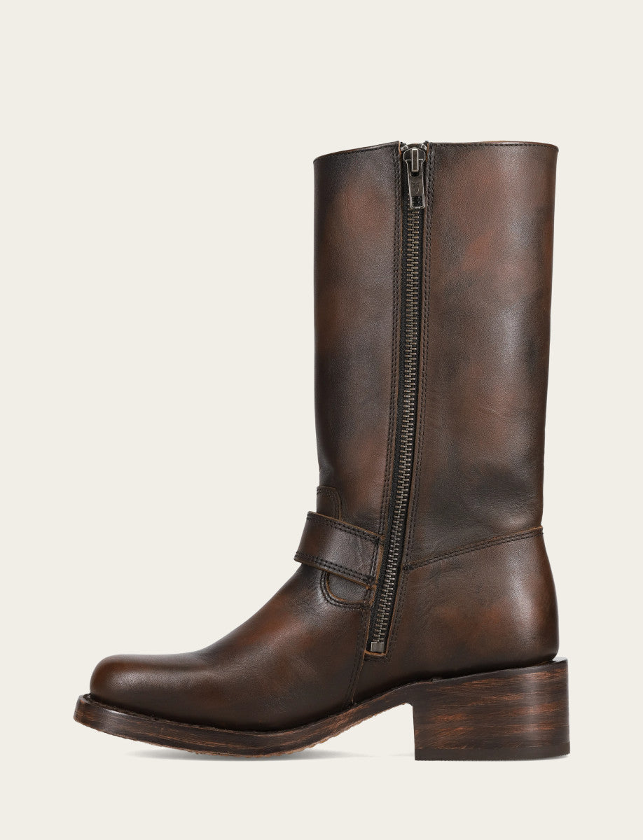 Women's Dark Brown Campus Buckle Boot Dark Brown - Frye
