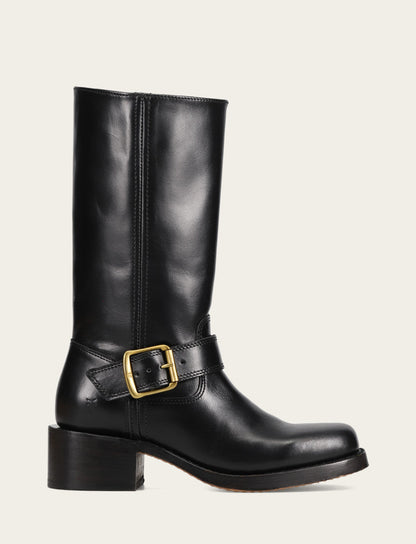 Women's Black Campus Buckle Boot Black - Frye