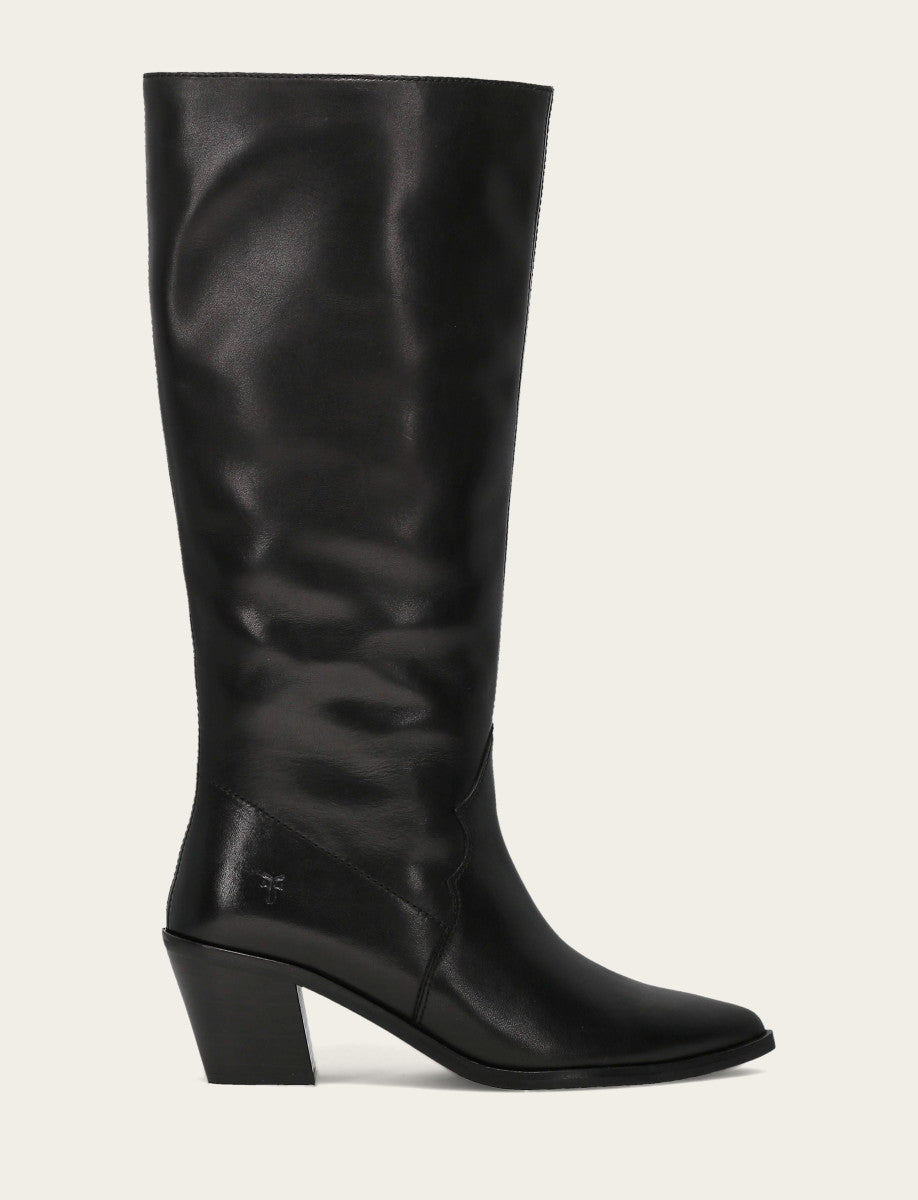 Women's Black Sara Slouchy Boot Black - Frye