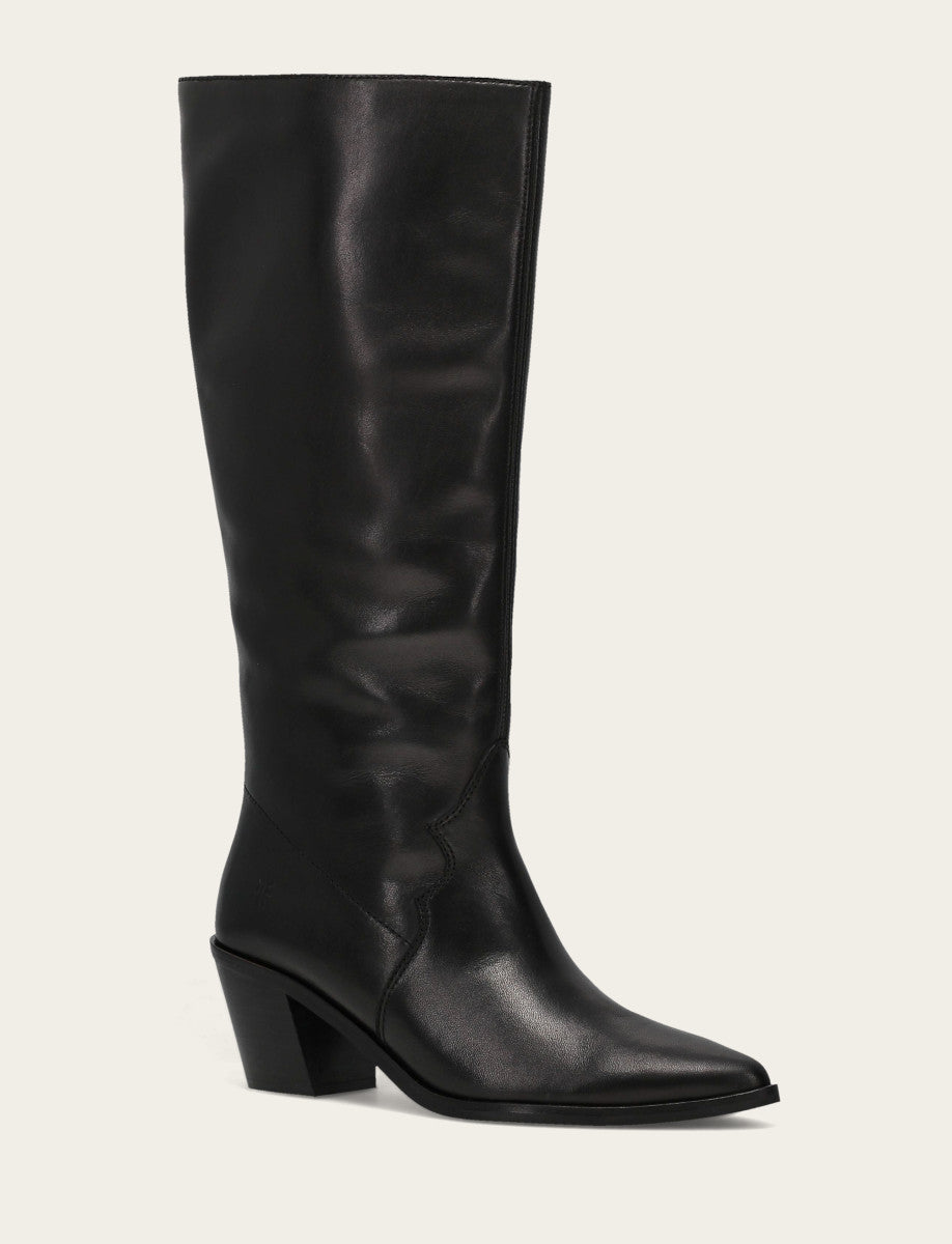 Women's Black Sara Slouchy Boot Black - Frye