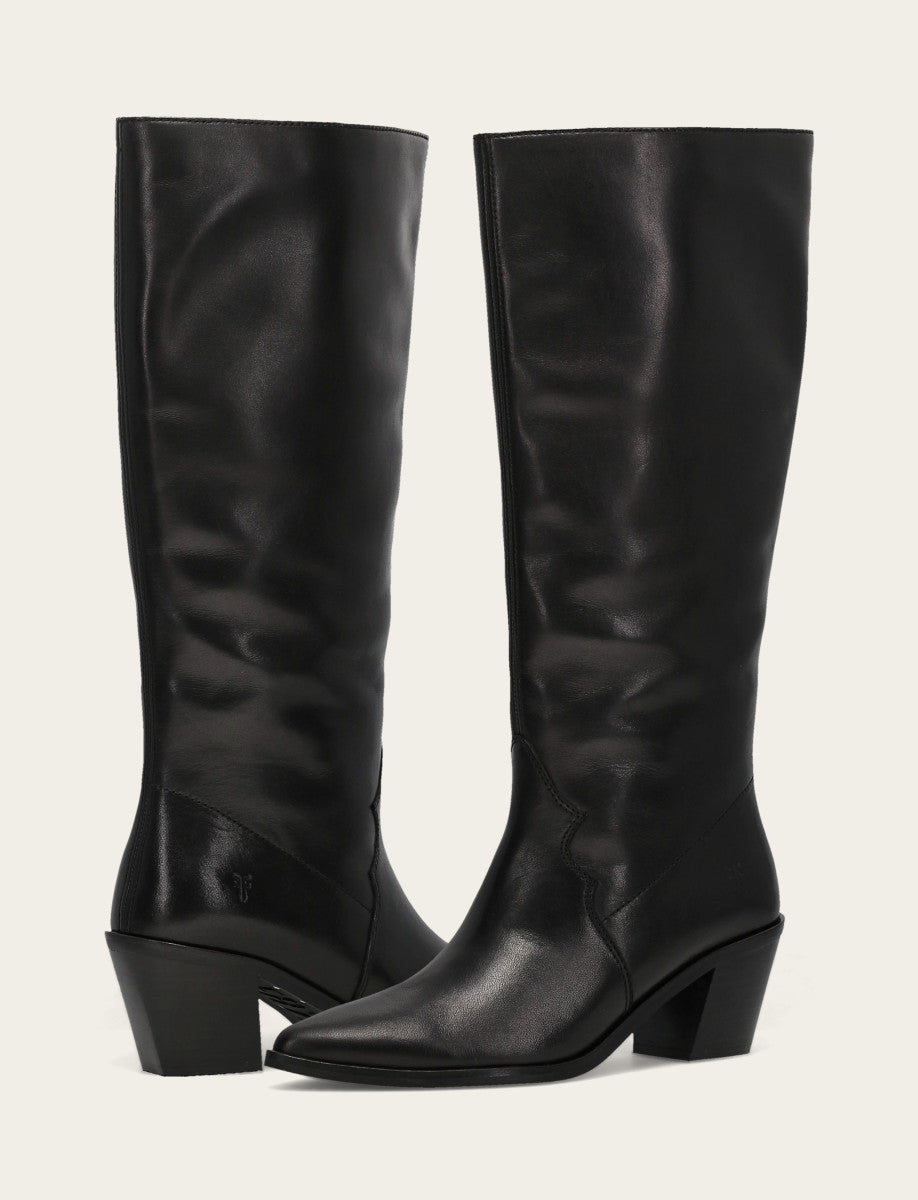 Women's Black Sara Slouchy Boot Black - Frye