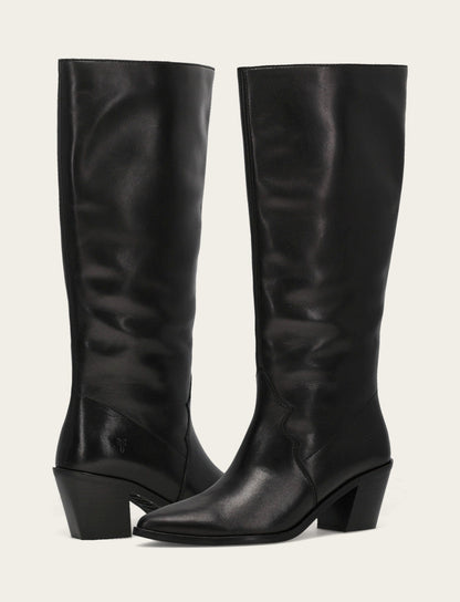 Women's Black Sara Slouchy Boot Black - Frye