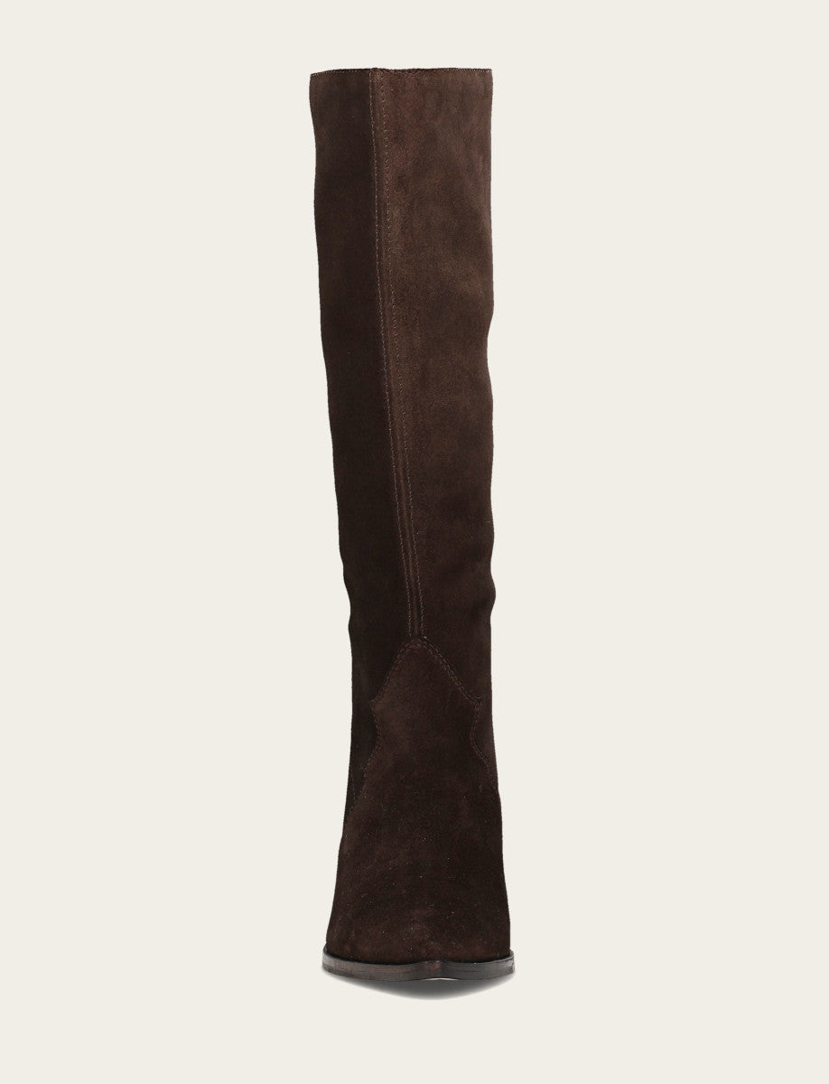 Women's Dark Brown Sara Slouchy Boot Dark Brown - Frye