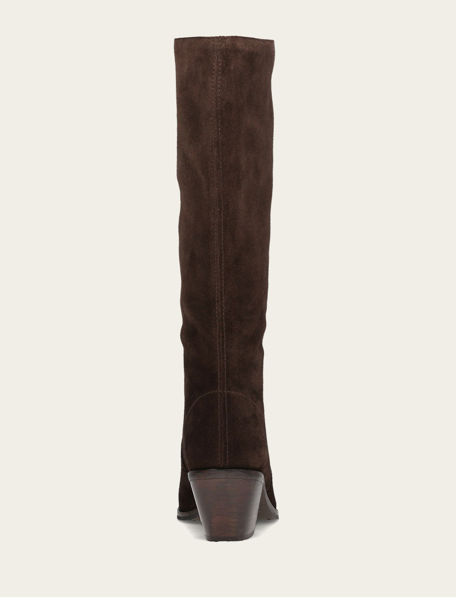 Women's Dark Brown Sara Slouchy Boot Dark Brown - Frye