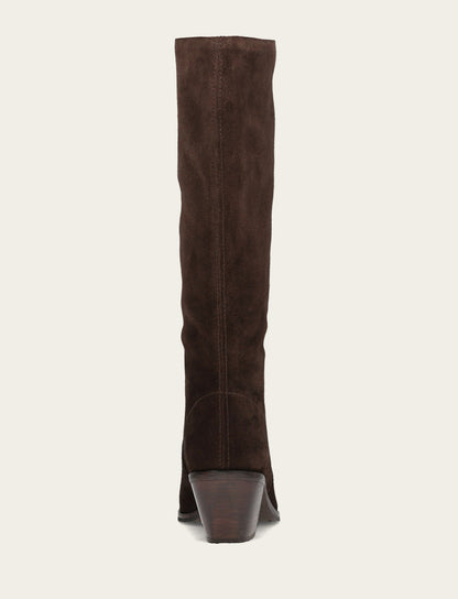 Women's Dark Brown Sara Slouchy Boot Dark Brown - Frye