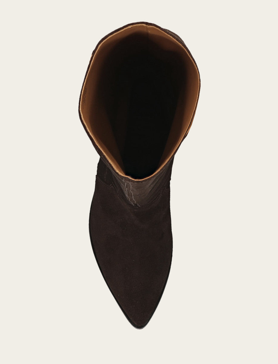 Women's Dark Brown Sara Slouchy Boot Dark Brown - Frye