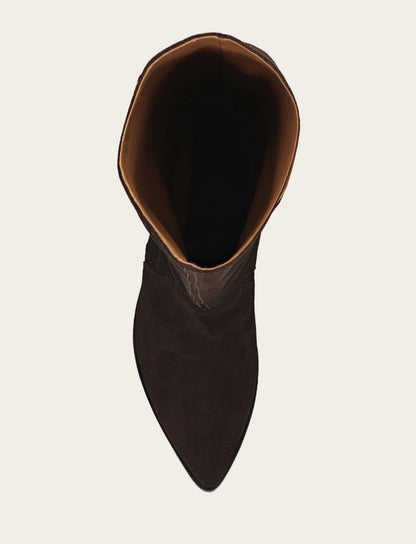 Women's Dark Brown Sara Slouchy Boot Dark Brown - Frye