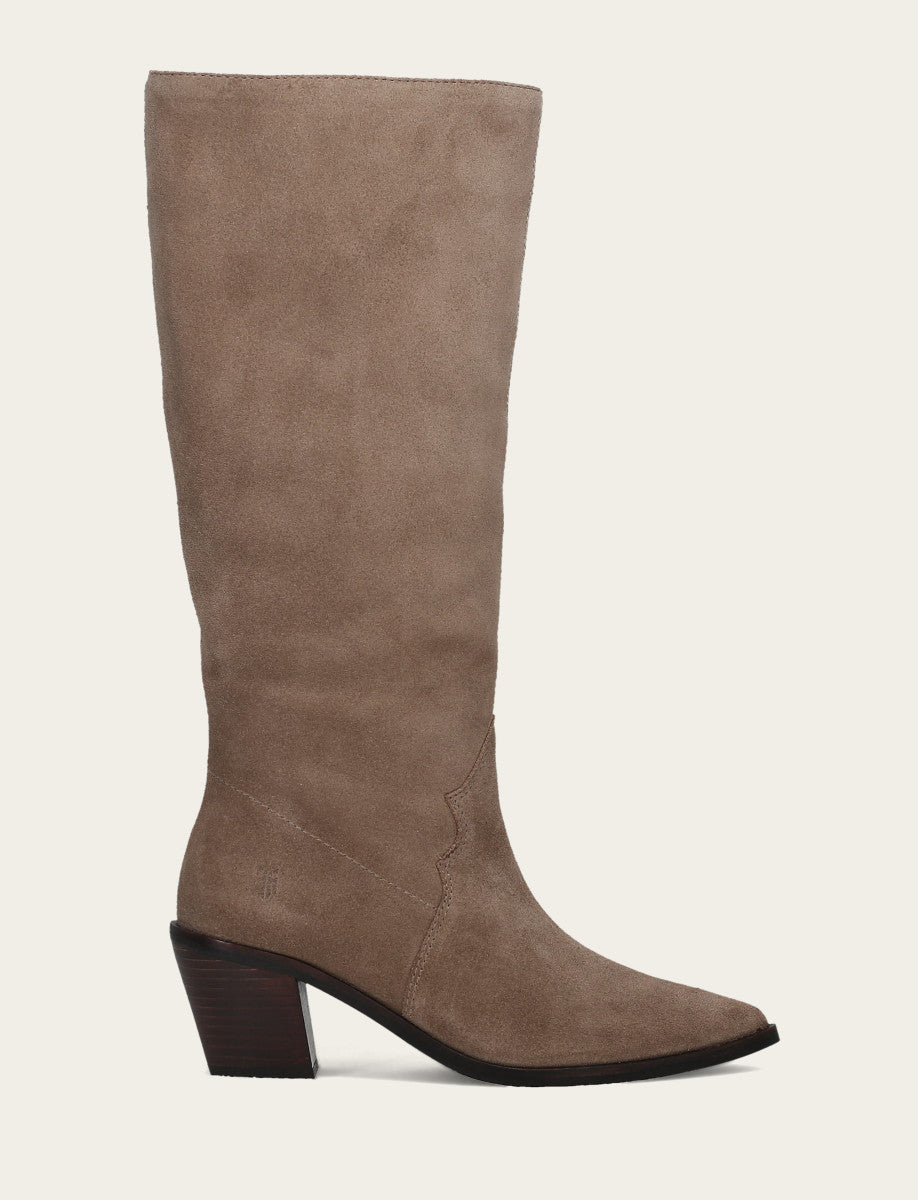 Women's Dark Taupe Sara Slouchy Boot Dark Taupe - Frye