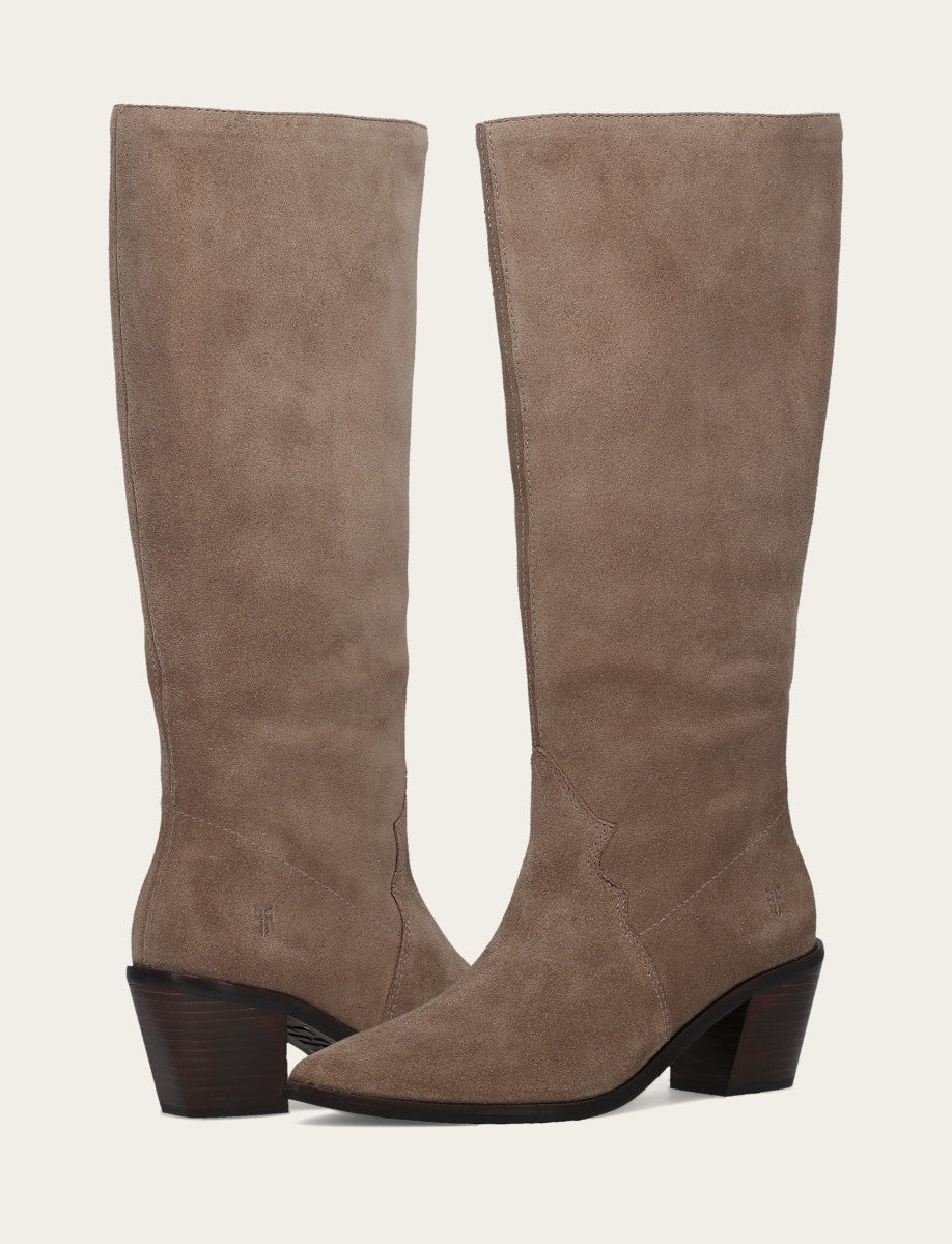 Women's Dark Taupe Sara Slouchy Boot Dark Taupe - Frye