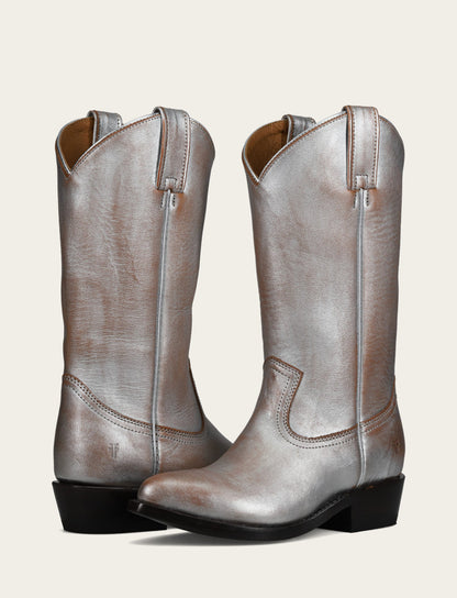 Women's Silver Billy Pull On Boot Silver - Frye